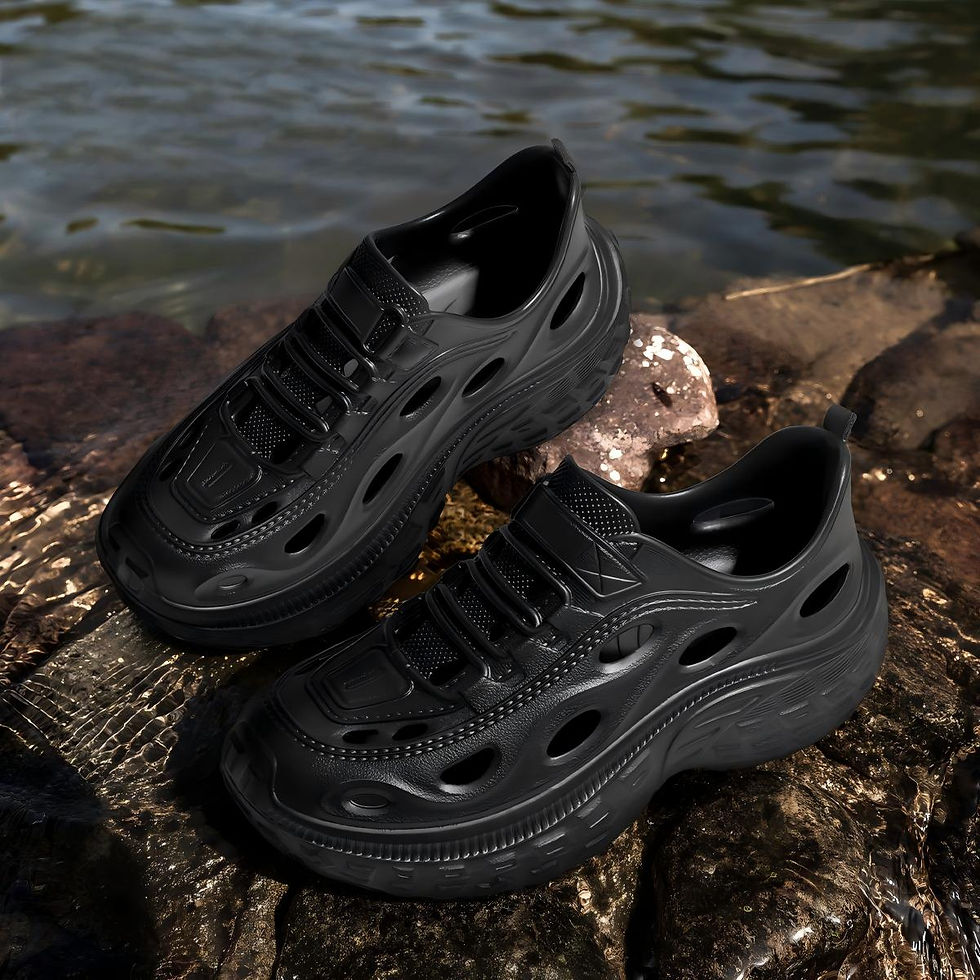 Miniatura: Men's Summer Clogs for Outdoor Wear, Beach Shoes, Non-Slip, Odor-Resistant, Clos