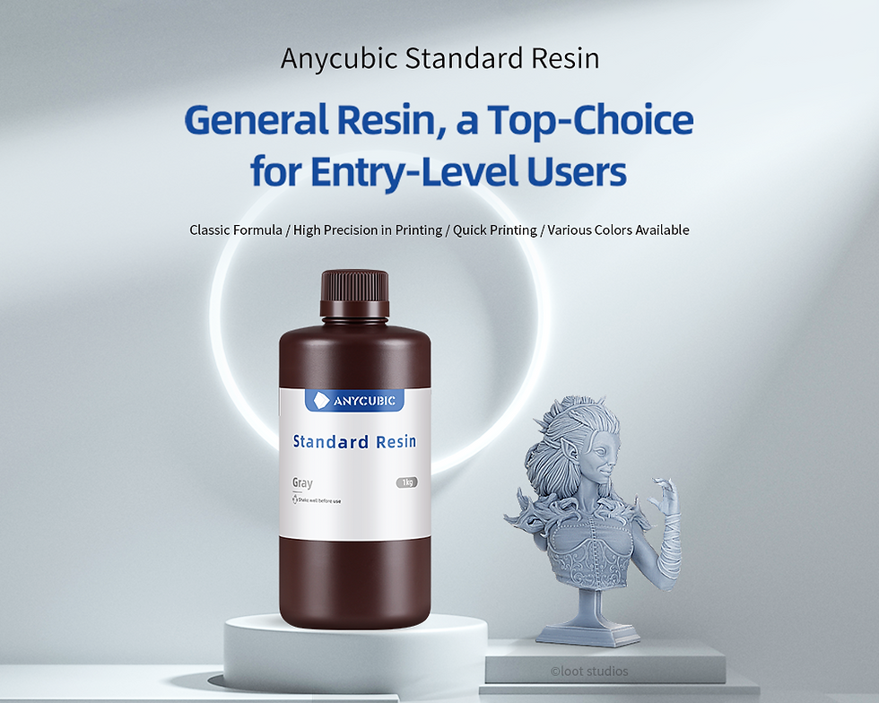Miniatura: ANYCUBIC 1kg/10kg Liquid Photopolymer Standard Resin 405nm UV Resin For 3D Print