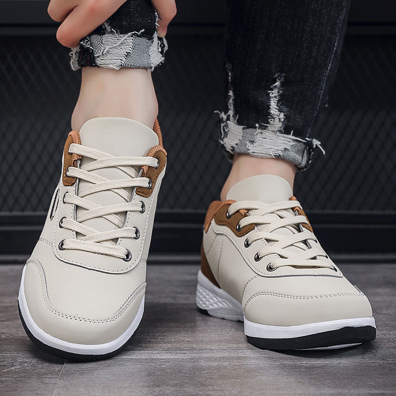 Miniatura: 2025 Men Shoes Spring Autumn Waterproof Walking Sneakers Leisure Male Leather Sp