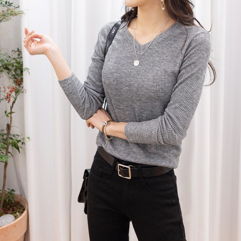 Thumbnail: 🇰🇷百搭V領T