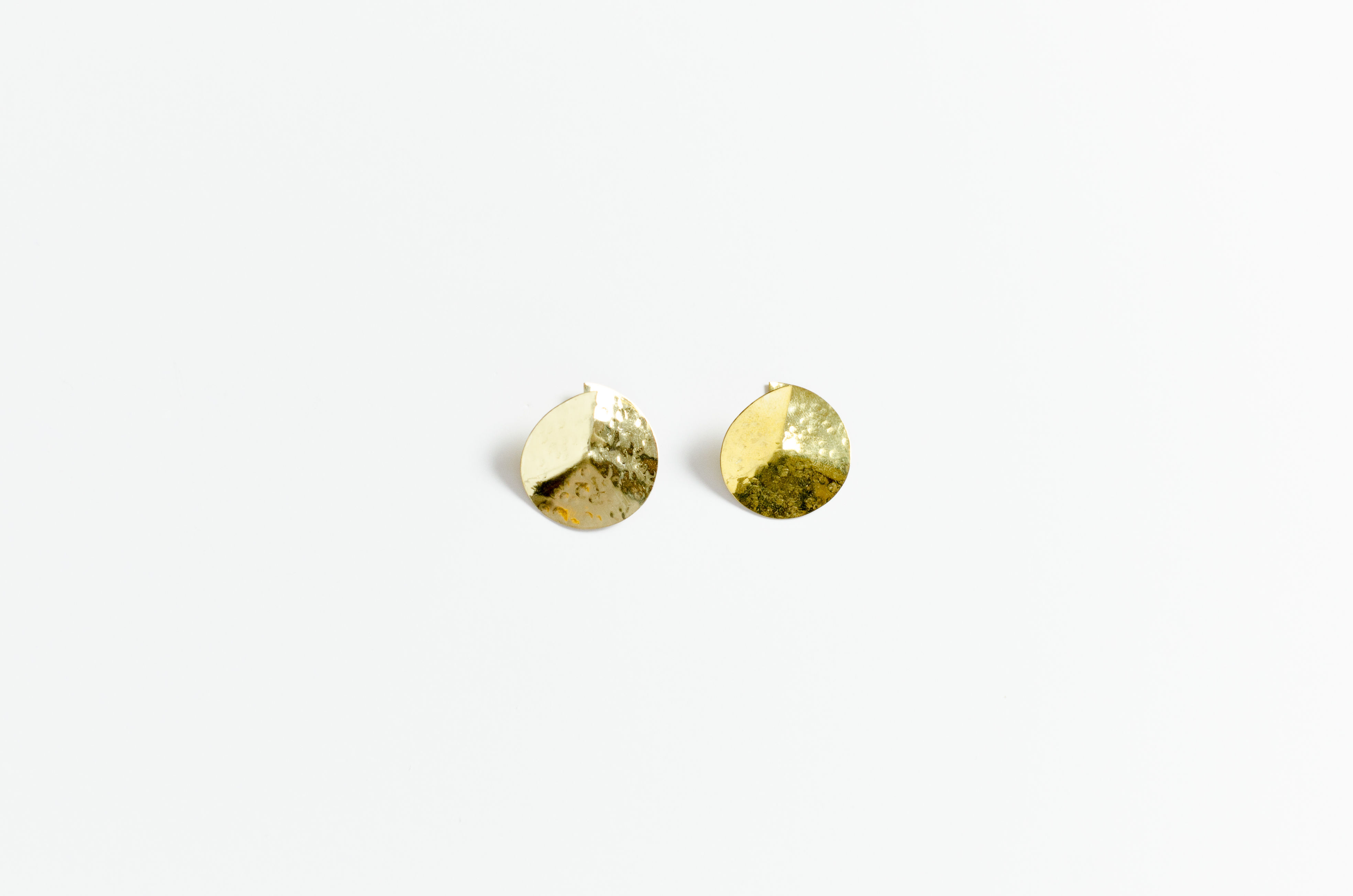 Hammered Stud Earrings
