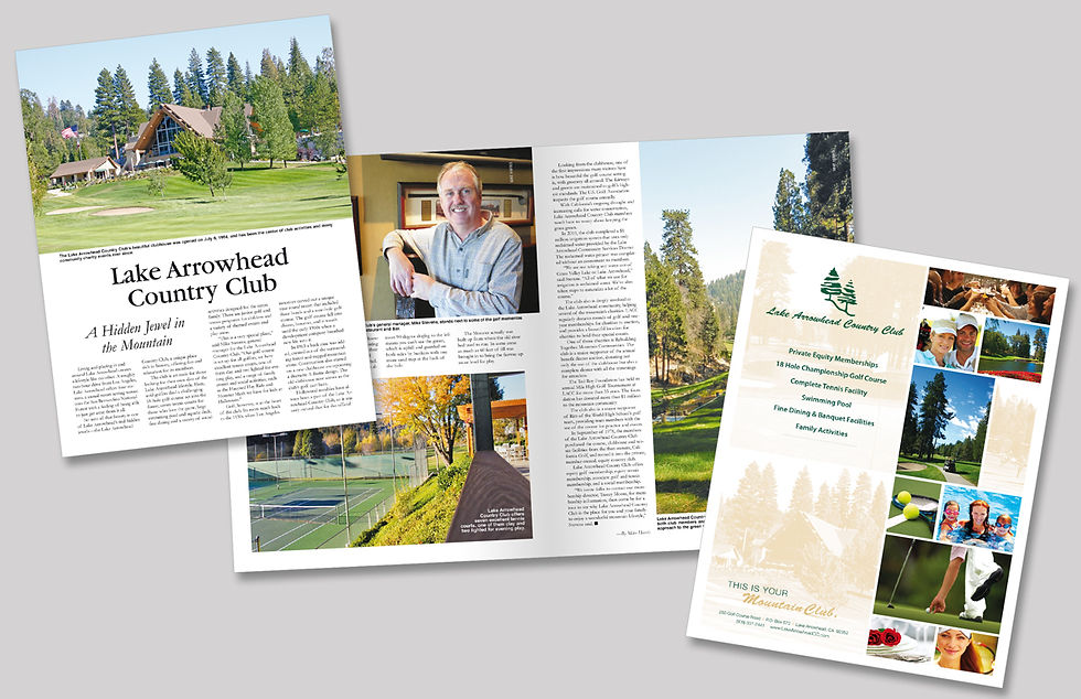 Country Club Brochure