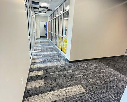 Commercial Carpet Plank Installation