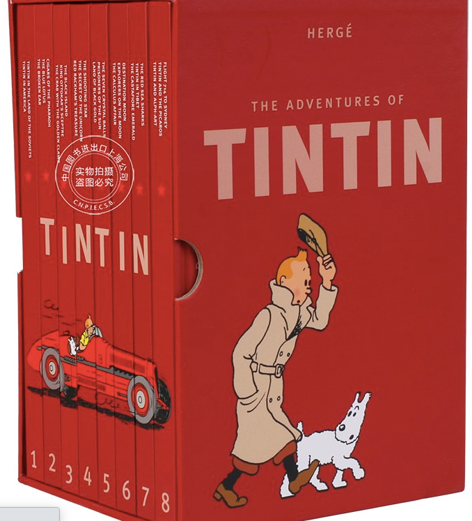 Thumbnail: （现货）丁丁历险记（8册全套精装版礼盒）Adventures of Tintin Complete Set
