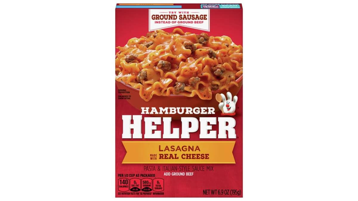 Betty Crocker Hamburger Lasagna Pasta Meal (6.9 oz)