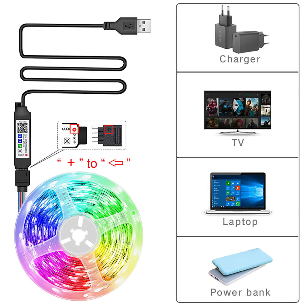 Miniatura: RGB Led Strip Lights 5m 10m 20m Led Room Light with APP Control Flexible Rib