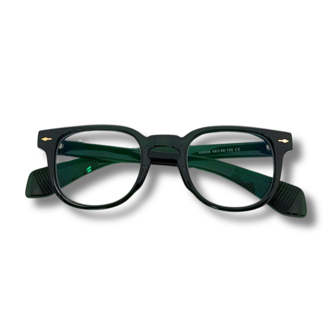 Jeff 2 - Black Clear Green  Legs s/grau