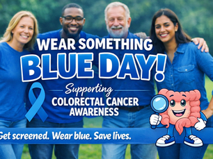 'Wear Something Blue Day', 6th March