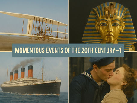 Momentous Events Of 20th Century -Part 1