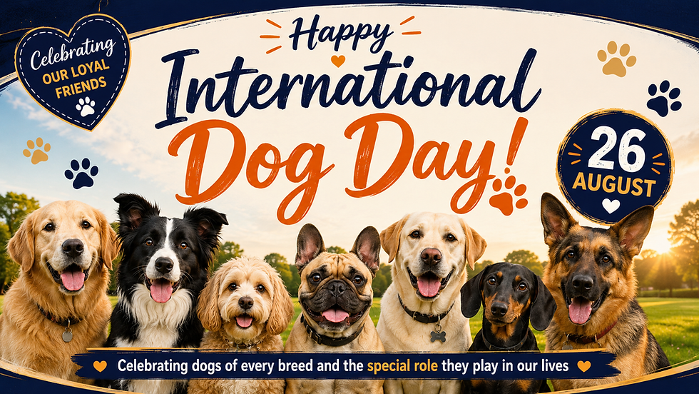 'International Dog Day' 🐶 🐾 