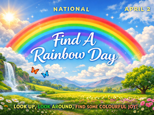 'Find A Rainbow Day', April 3