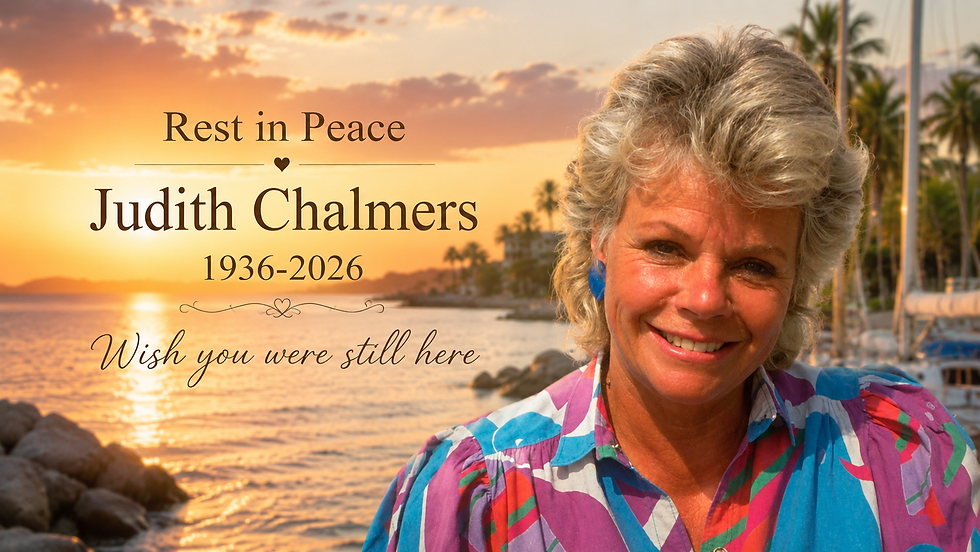 RIP Judith Chalmers