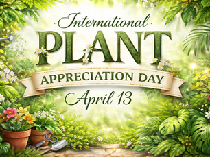 'International Plant Appreciation Day', April 13