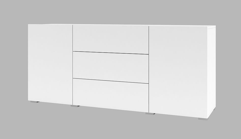 Miniatura: Komoda biała szerokość 140 cm