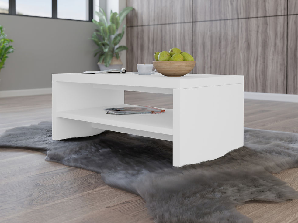 Miniatura: Stolik kawowy AMBER biały