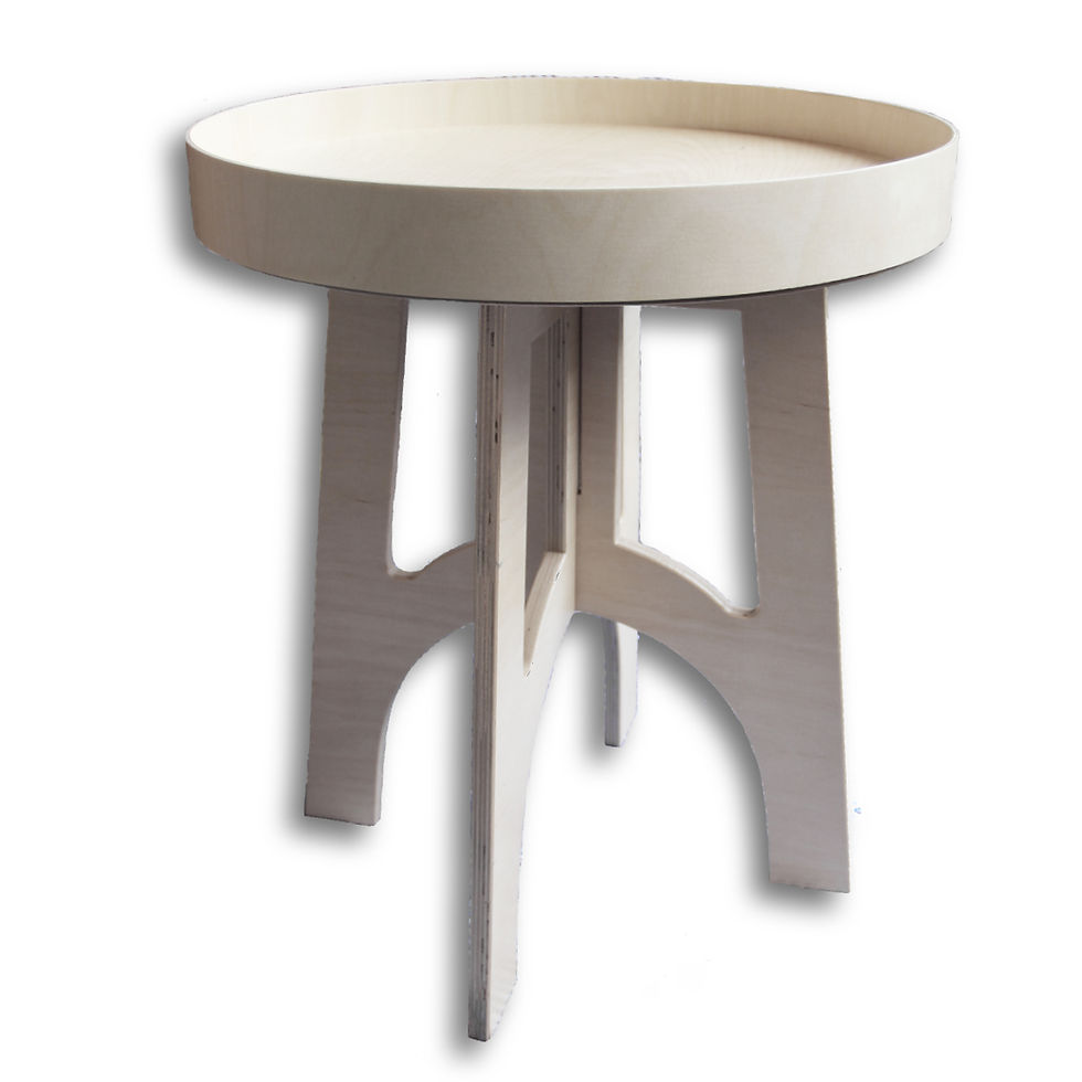 MUSTIKKA STOOL AND TRAY