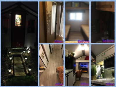 Before and After Remodel