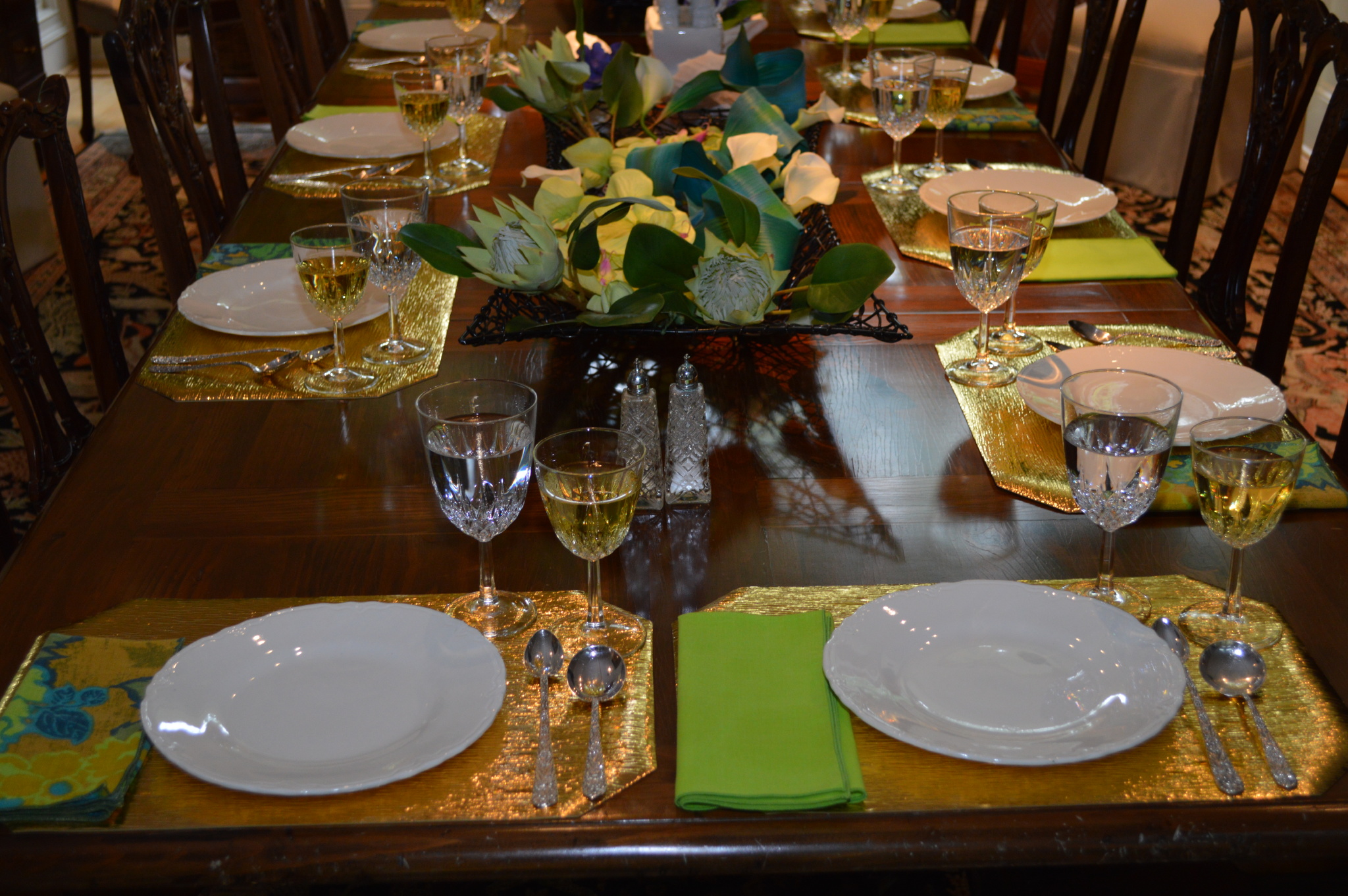 Soup & Desert Table Setting