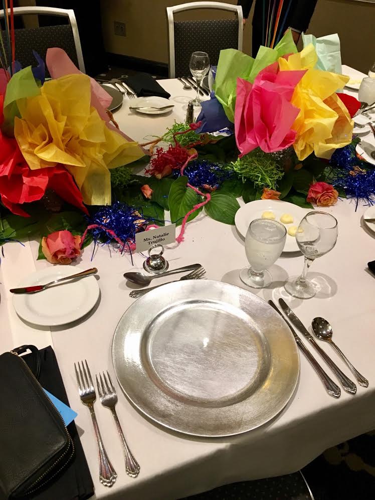 Dinner table setting