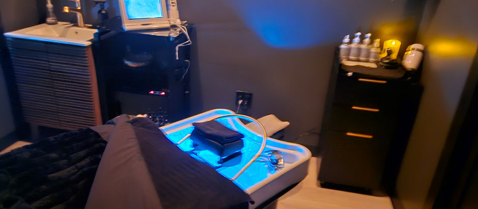 The treatment room at The Head Spa in West Hartford CT