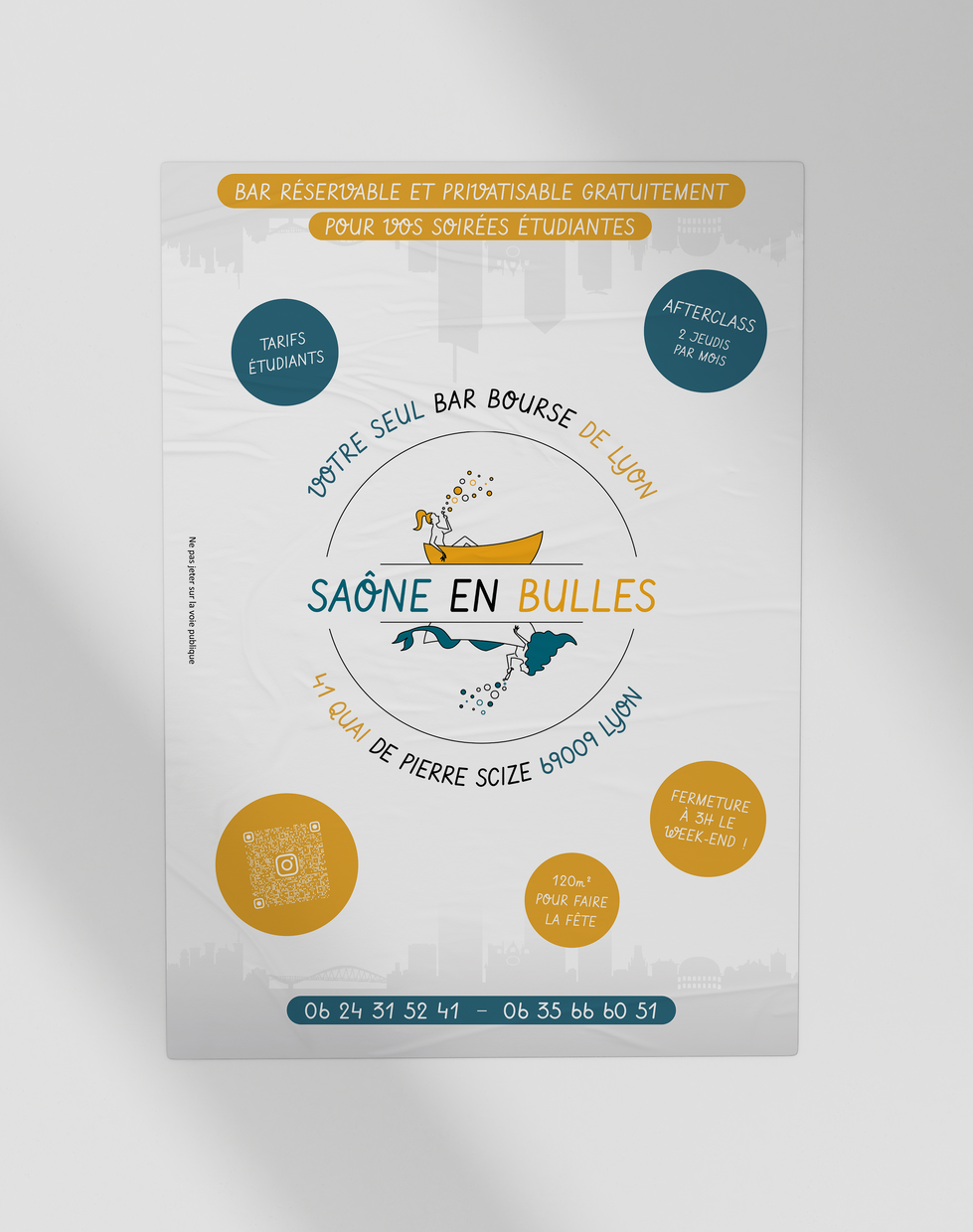 Affiche Saone en bulles