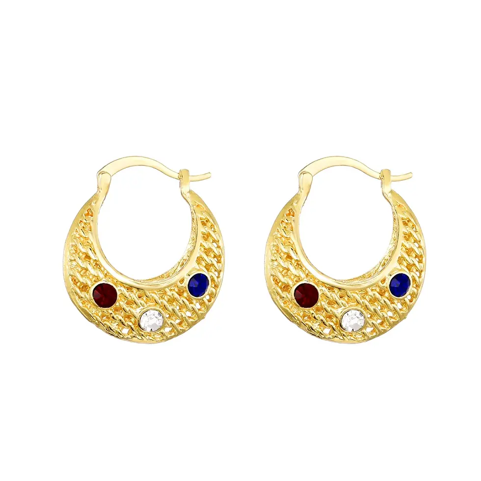 Miniatura: Earrings for Women Gold,Ethiopian Jewelry Arab Middle East Gift E73