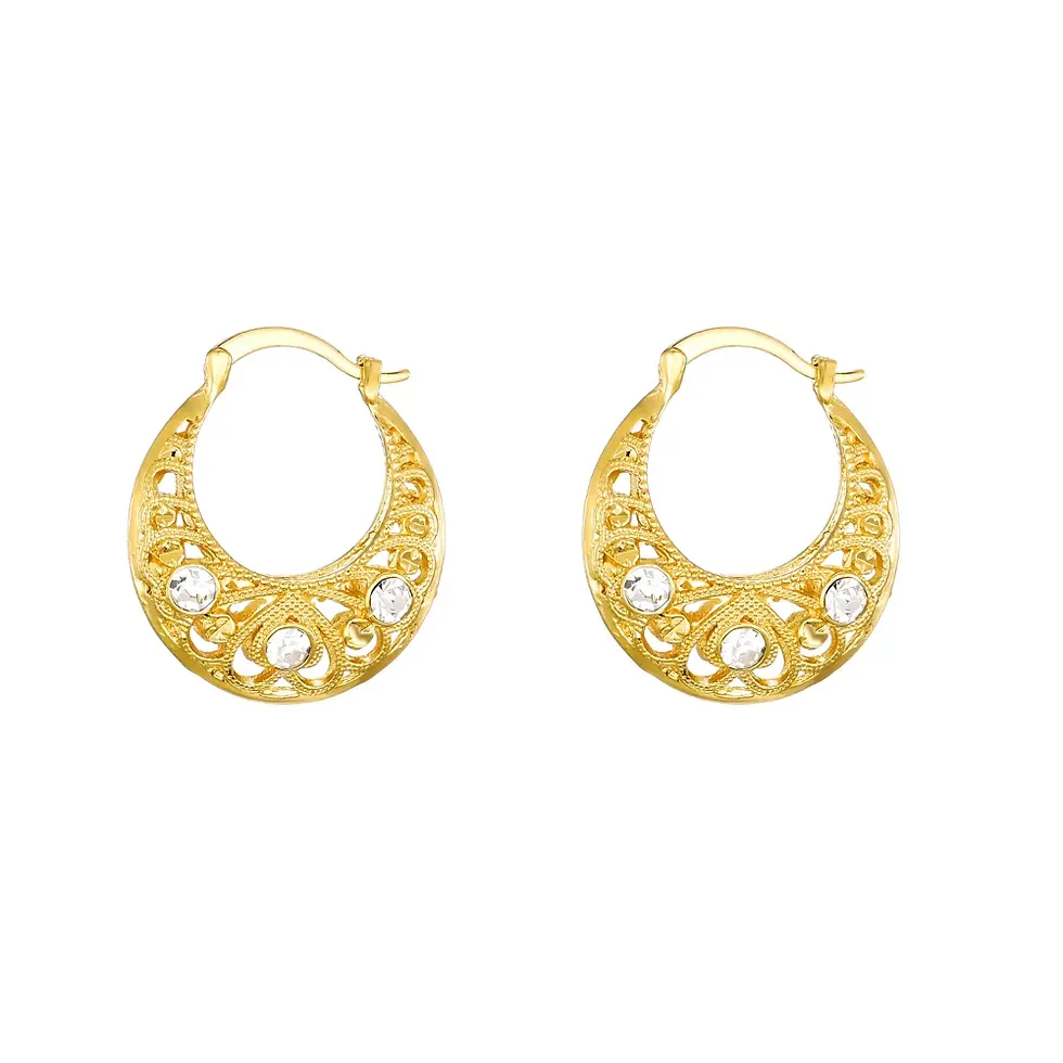 Miniatura: Earrings for Women Gold,Ethiopian Jewelry Arab Middle East Gift E73