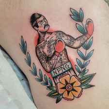 traditional boxer tattoo guelph