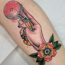 pizza cutter tattoo