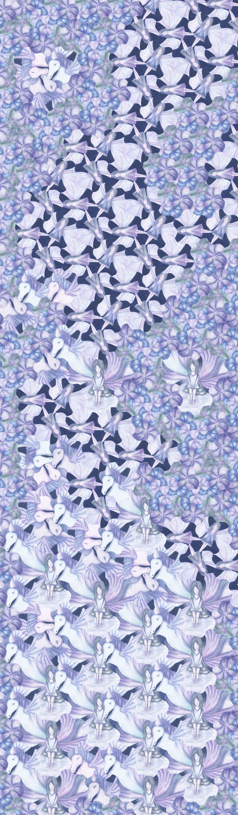 75X250 cm | colored pencils