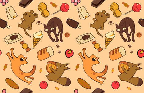 Repeat animals pattern