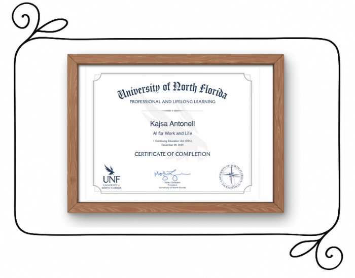 certificate AI for Work and Life