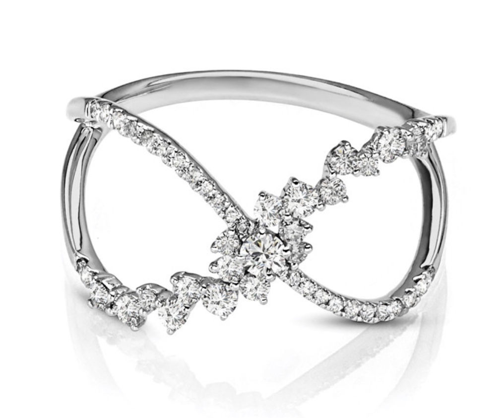 14K Mixed Size X Ring