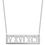Thumbnail: Roman Numeral Bar Necklace