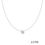 Thumbnail: Bezel Set Solitaire Necklace