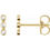 Thumbnail: Bezel Set Bar Earrings