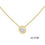Thumbnail: Bezel Set Solitaire Necklace