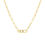 Thumbnail: Diamond Paperclip Yellow Gold Necklace