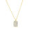 Thumbnail: Emerald Pave Shield Necklace