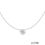 Thumbnail: Bezel Set Solitaire Necklace
