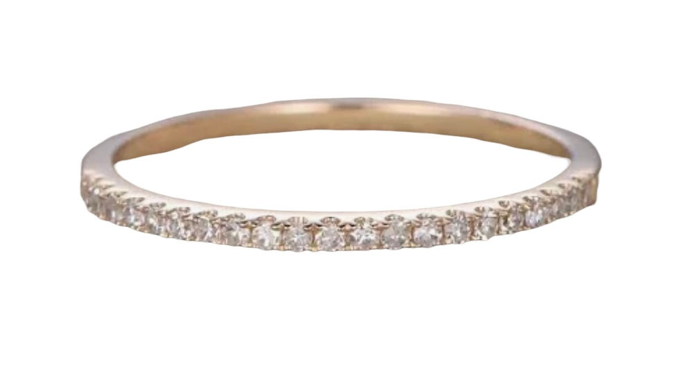 Tiny Dancer Micro-pave 1/4 CTW Eternity Band