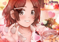 ねぇ~ねぇ‼ハート型のペンネ見つけちゃった♪