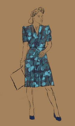1940s inspired dress 2020