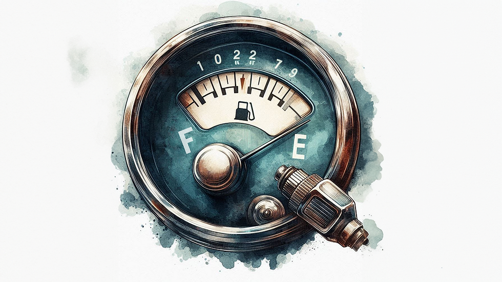 Gas tank - Motivation at empty