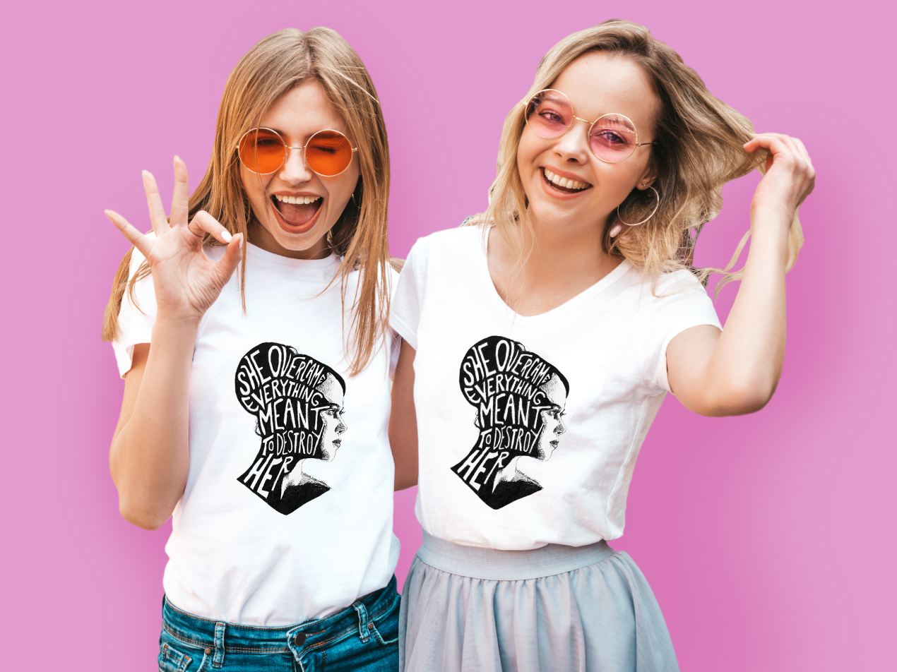 She overcame Tshirt - by @rachelfayecarter