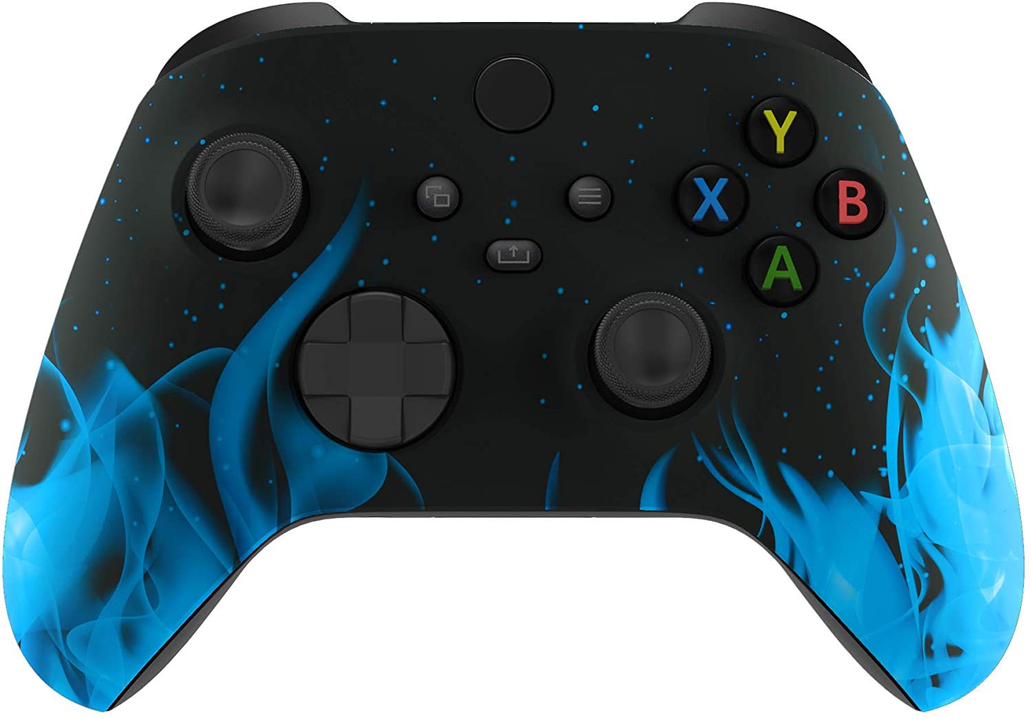 Xbox Series / One Modded Rapid Fire Custom Controller (Blue Flames)