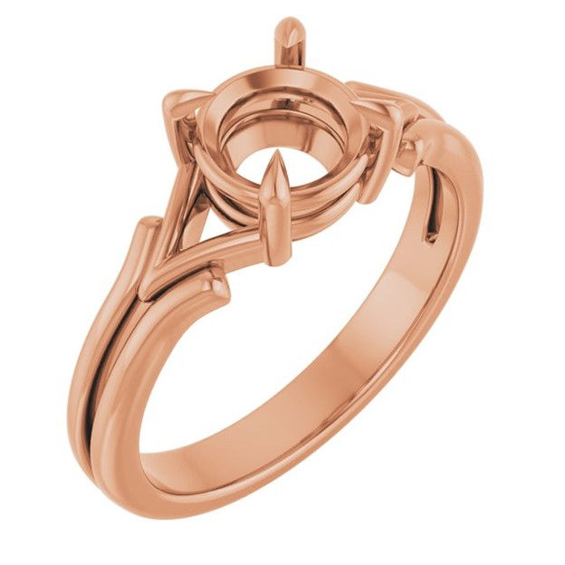 Thumbnail: Classic V-Band Claw Prong Ring