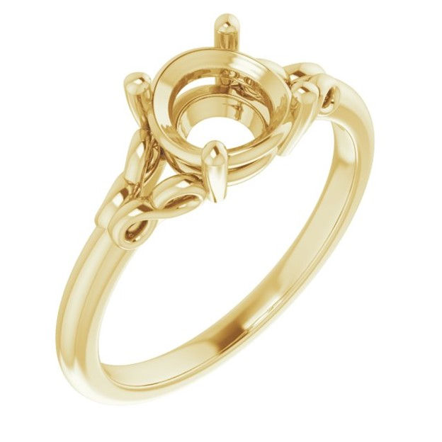 Thumbnail: Double Infinity Symbol Profile Ring