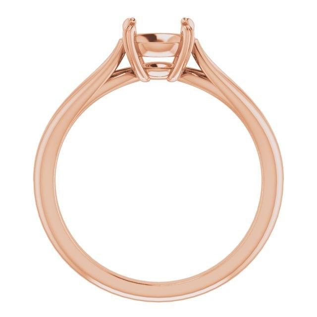 Thumbnail: Classic Double Prong Thin Split Petal Ring