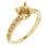 Thumbnail: Vintage Carved Filigree Ring